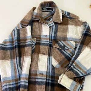 Zara new flannel shirt.